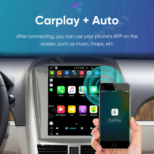 Buick Escalade 2008-2015 Wireless Carplay & Android Auto Tesla-style Screenla