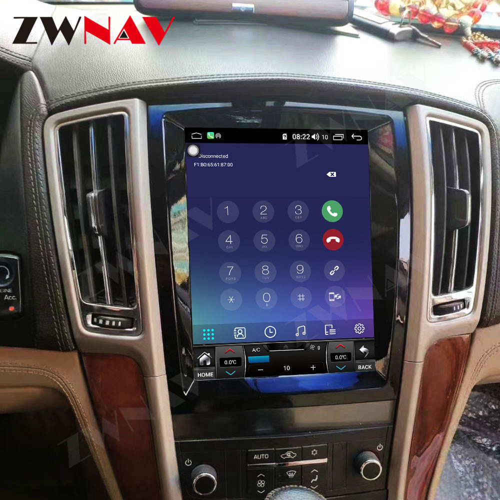 Cadillac Seville SLS 2007-2013 Wireless Carplay & Android Auto Tesla-style Screen 13 Inch