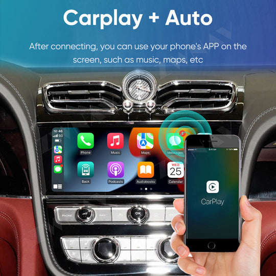 Bentley Continental Flying Spur Wireless App Carplay & Android Auto