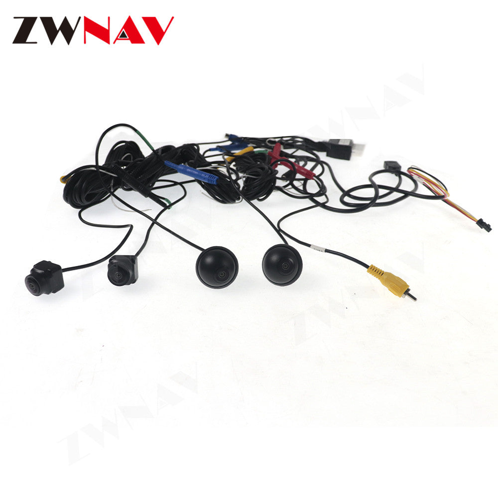 DVR HD 360 Surround View System Driving With Bird View Panorama System 4 Car Camera 3D 1080P DVR G-Sensor Car Auto stereo