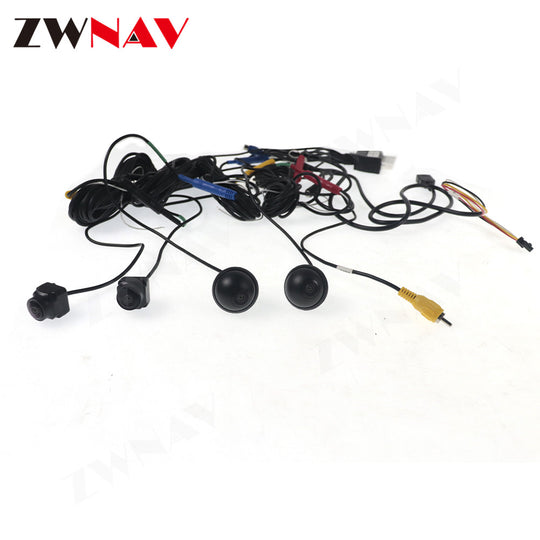 DVR HD 360 Surround View System Driving With Bird View Panorama System 4 Car Camera 3D 1080P DVR G-Sensor Car Auto stereo