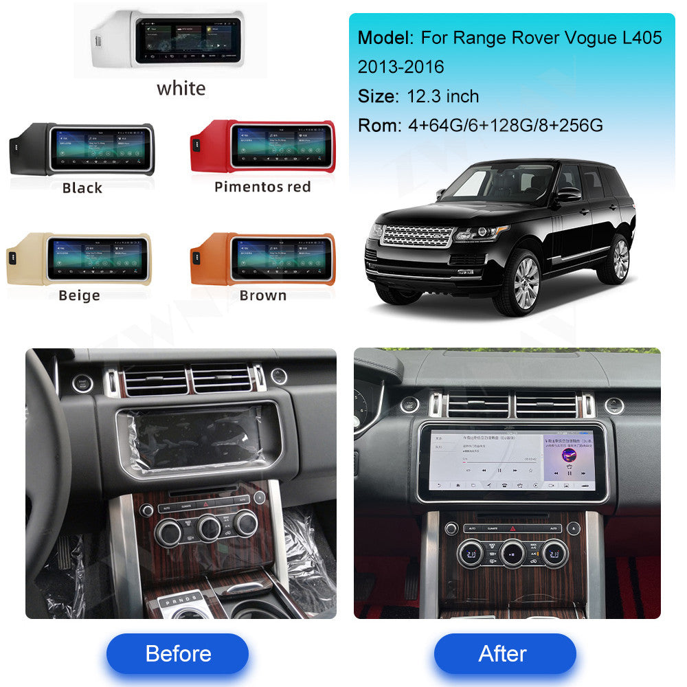 Range Rover Vogue  2013-2019 Wireless Carplay & Android Auto Screen 12.3 Inch