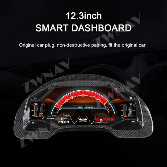 Porsche Cayenne 2010-2016 Wireless CarPlay & Android Auto Copilot Seat Screen 15 Inch