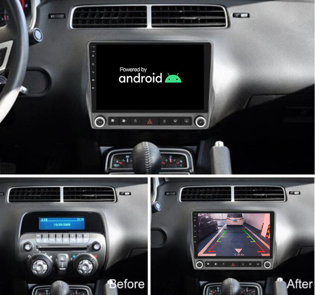 For Chevrolet Camaro 2010-2015 Wireless Carplay & Android Auto Tesla-style Screen