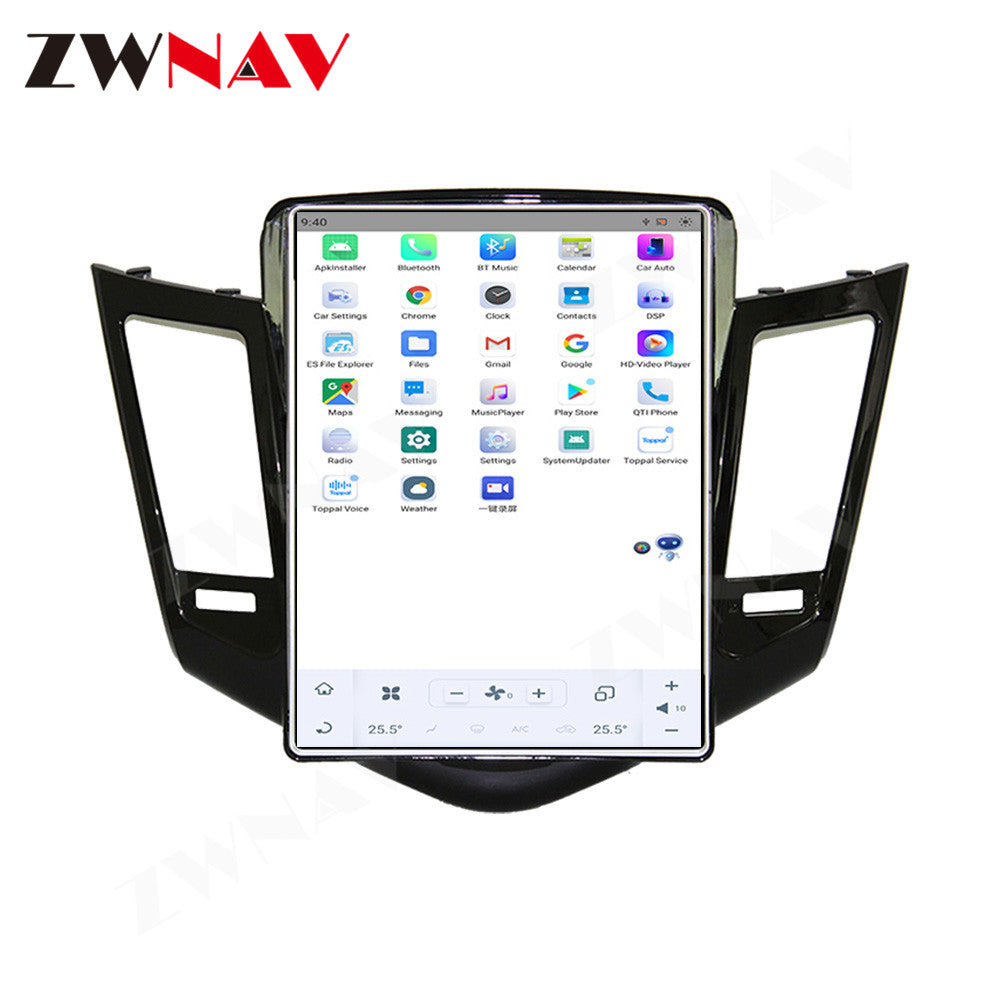 Chevrolet Cruze 2009-2013 Wireless Carplay & Android Auto Tesla-style Screen