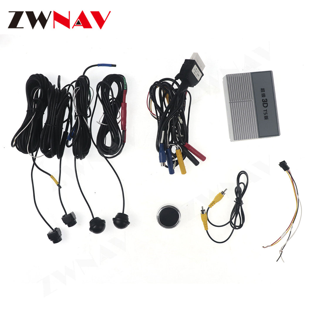 DVR HD 360 Surround View System Driving With Bird View Panorama System 4 Car Camera 3D 1080P DVR G-Sensor Car Auto stereo