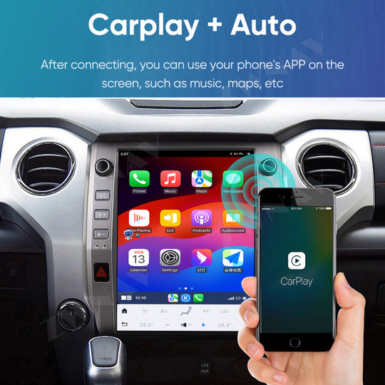 Toyota Tundra 2014-2019 Wireless Carplay & Android Auto Tesla-style Screen 12.1 Inch