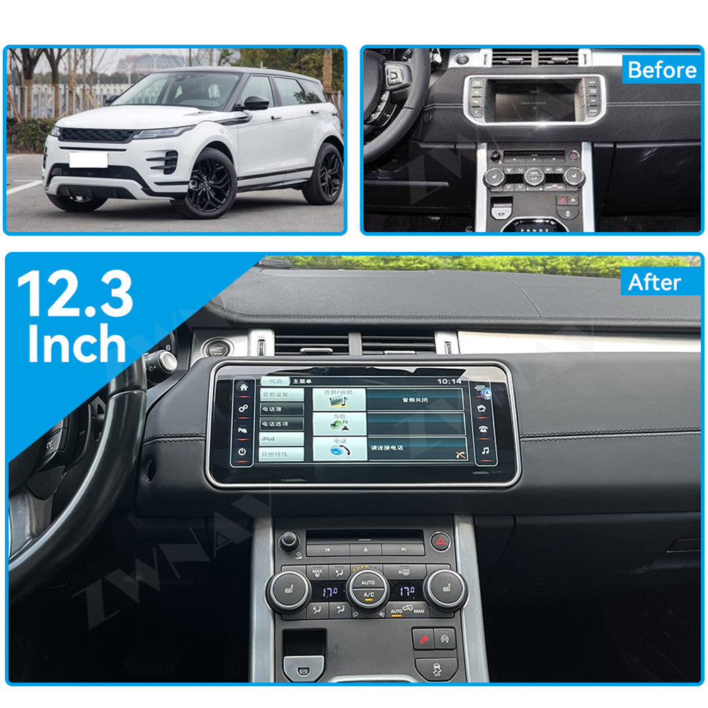 Land /Range Rover Evoque 2010-2019 Wireless Carplay & Android Auto Screen 12.3 Inch