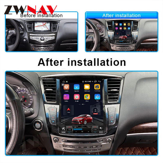 Infiniti QX60 IX35  2012-2019 Wireless Carplay & Android Auto Tesla-style Screen