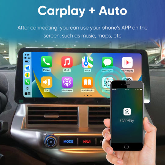 Ford Ecosport 2010-2020 Wireless Carplay & Android Auto Tesla-style Screen