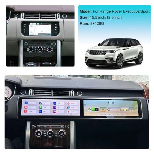 15.5 InchExtra large screen  Android Car Radio For Range Rover Executive/Sport  Video Player Stereo Auto GPS Navi DSP Carplay