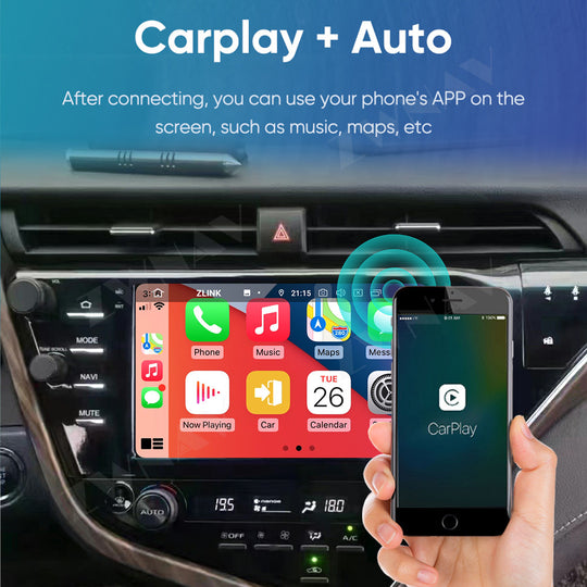 Toyota Camry 2015-2020 Wireless Carplay & Android Auto  Screen 9 Inch