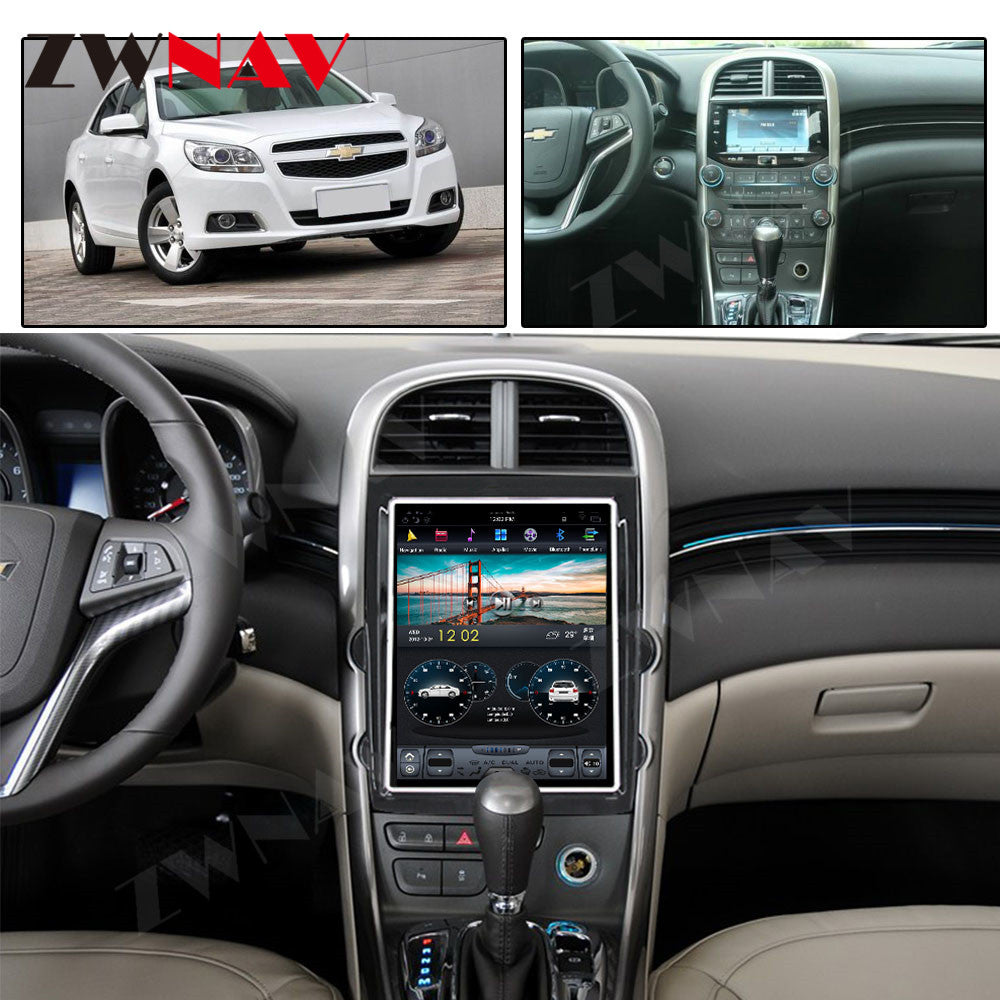 Chevrolet Malibu 2011-2020 Wireless Carplay & Android Auto Tesla-style Screen