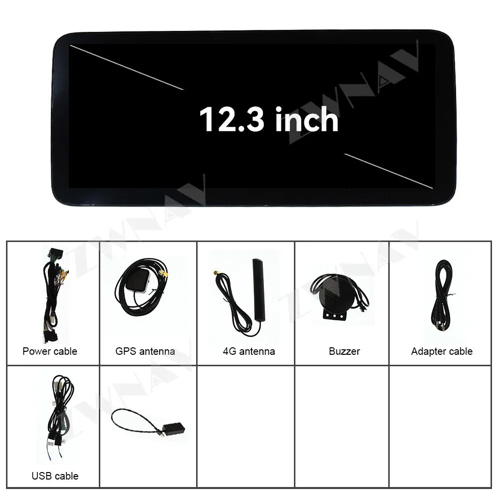 ZWNAV 12.3 Inch For Mercedes-Benz DLC Class 2016-2018 Multimedia Android Car Radio Auto GPS Navigation Monitor New Upgrade