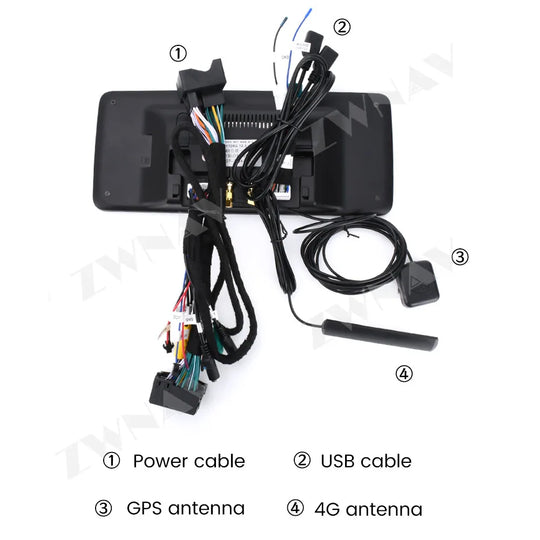 ZWNAV 12.3 Inch Car Multimedia Player For Mercedes-Benz GLA A-Class CLA 2009-2015 Radio Audio GPS System Android Radio Car