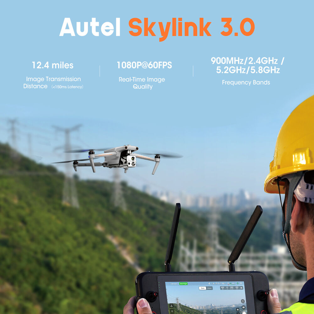 2024 Autel Evo Max 4t Drone 8K 10x Optical Zoom &7.9 Inch Smart CR - 4 batteries