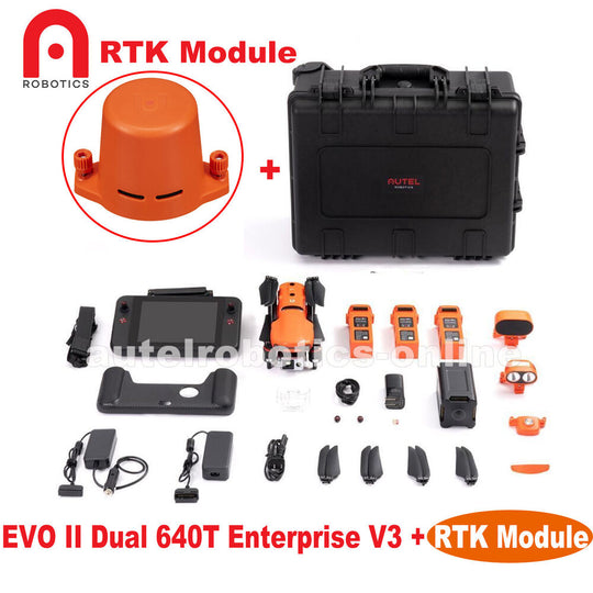 2024Autel Evo 2 Dual 640t V3 Enterprise+Smart Controller V3+ RTK Module 8k 42min