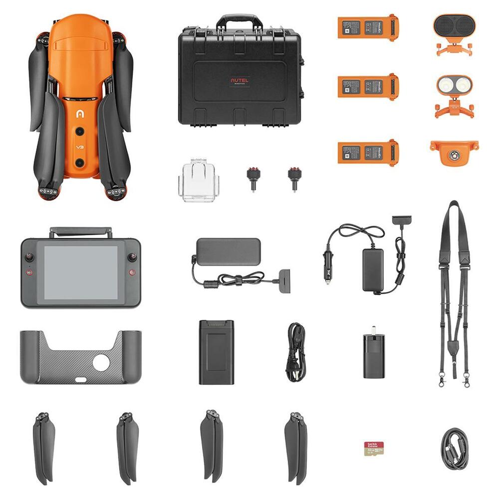 2024 Autel EVO 2 Dual 640T V3 Enterprise Drone Infrared 3D Obstacle 8K Rescue US