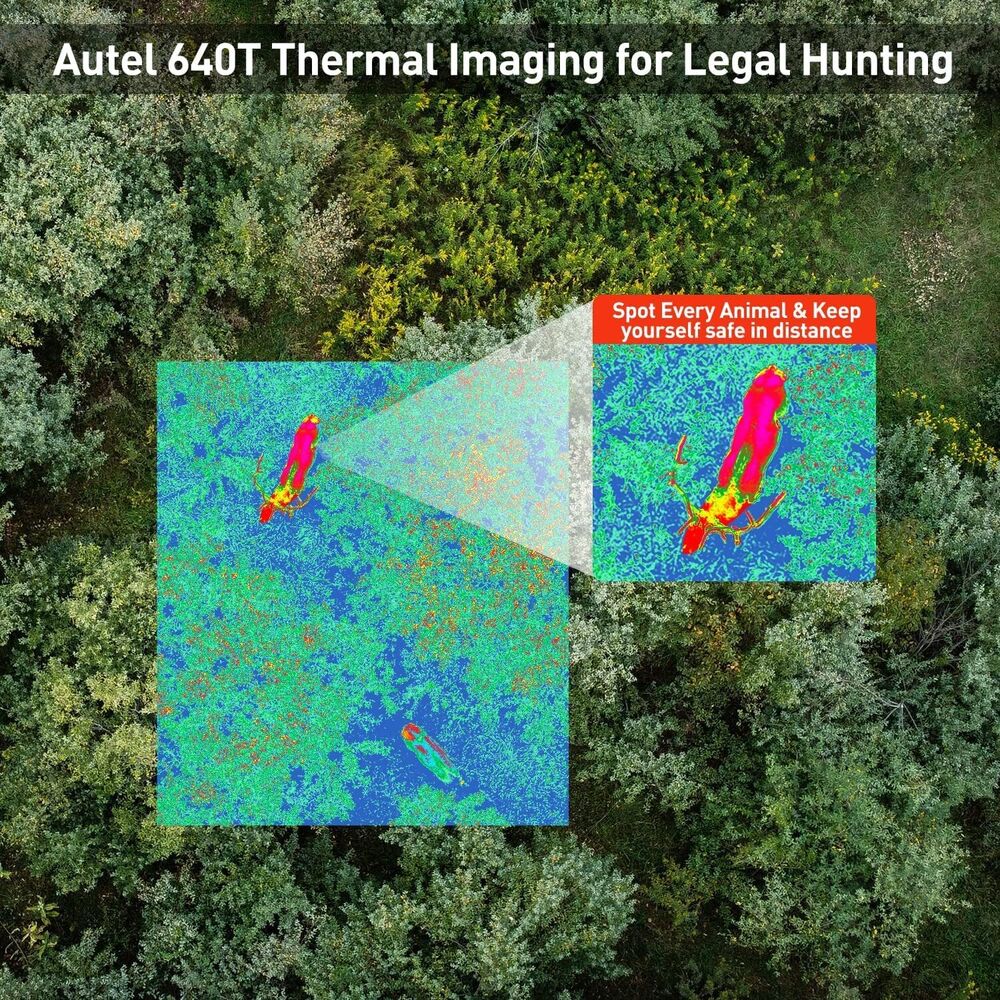 2024 Autel EVO 2 Dual 640T Enterprise V3 Drone Infrared 3D Obstacle 8K Avoidance
