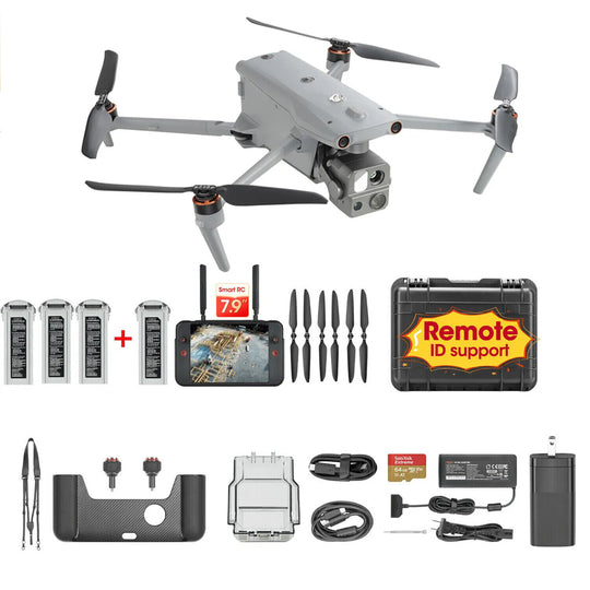 2024 Autel Evo Max 4t Drone 8K 10x Optical Zoom &7.9 Inch Smart CR - 4 batteries