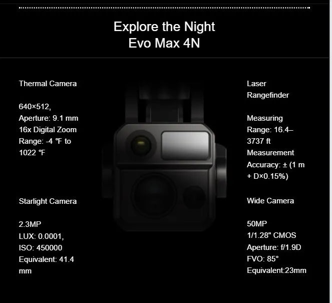 2024 Autel Robotics Evo Max 4t /4n 8k Drone Laser Range Finder Fly More Bundle