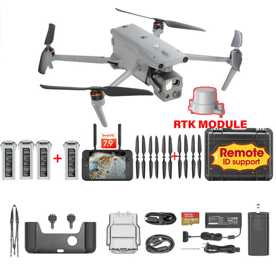 2024 Autel Evo Max 4t With RTK Module 8k Fly more Drone With Smart RC V3 US